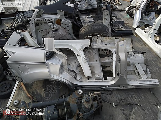 FORD GRAND CMAX BOYASIZ ARKA ŞAŞİ KUPA ÖN ŞASİ-ŞASE ÇEYREK MARŞP