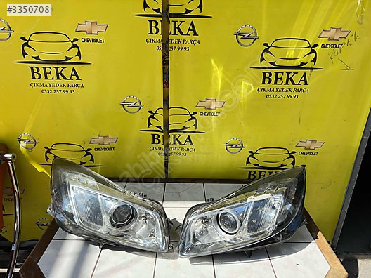 OPEL İNSİGNİA A1 SAĞ SOL FAR TAKIM ÇIKMA ORJİNAL YEDEK PARÇA