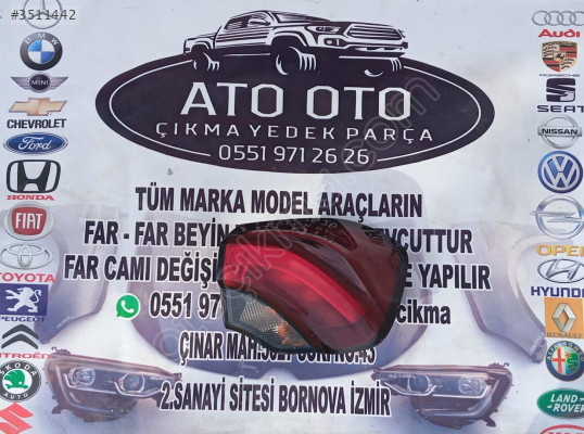 EGEA CROSS ORJİNAL ÇIKMA SAĞ STOP LEDLİ