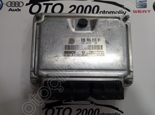 038906019HT SEAT IBIZA 1.9 TDI ATD MOTOR BEYNİ ÇIKMA