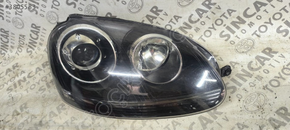 VOLKSWAGEN GOLF 5 R32 SİYAH BLACK SAĞ FAR ÇIKMA
