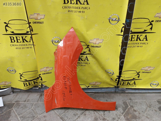 OPEL CORSA F SAĞ ÖN ÇAMURLUK TURUNCU ÇIKMA ORJİNAL YEDEK PARÇA