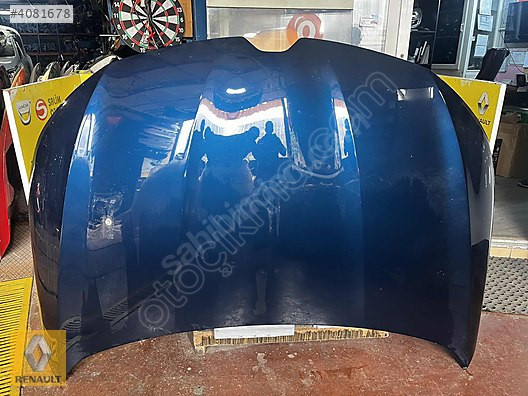 RENAULT MEGAN 4 ÇIKMA OJİNAL LACİVERT MOTOR KAPUTU VE DİĞER PARÇ