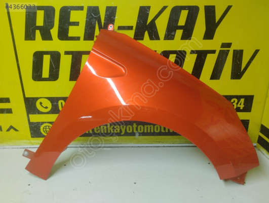 RENAULT CLİO 5 SAĞ ÖN ÇAMURLUK TURUNCU ORJ ÇIKMA RENKAY KOCAELİ