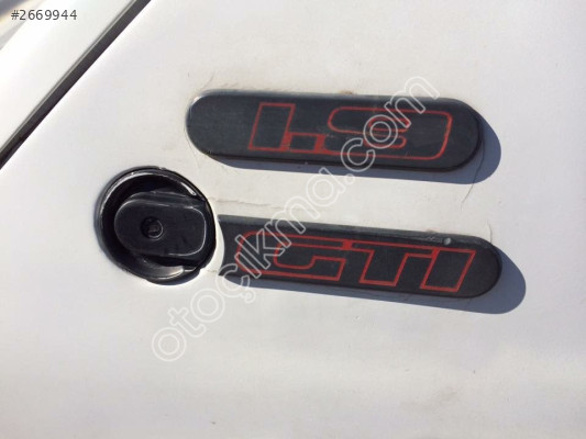 Peugeot 205 GTI Dodik yazıları çıkma orjinal