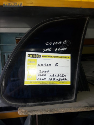 Corsa  B arka  kelebek  camı  1999model