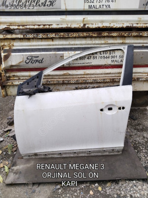 RENAULT MEGANE 3 ÇIKMA ORJİNAL SOL ÖN KAPI