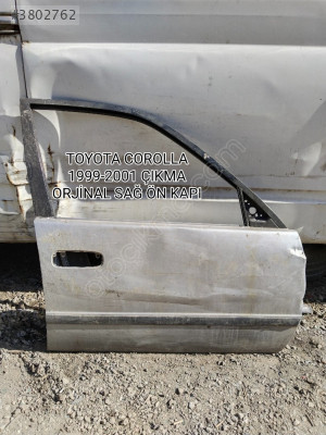 TOYOTA COROLLA ÇIKMA ORJİNAL SAĞ ÖN KAPI 1999-2001