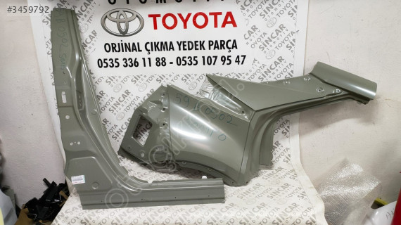 TOYOTA CHR 2024 2024 SAĞ ARKA ÇAMURLUK ORTA DİREK SIFIR ORJİNAL