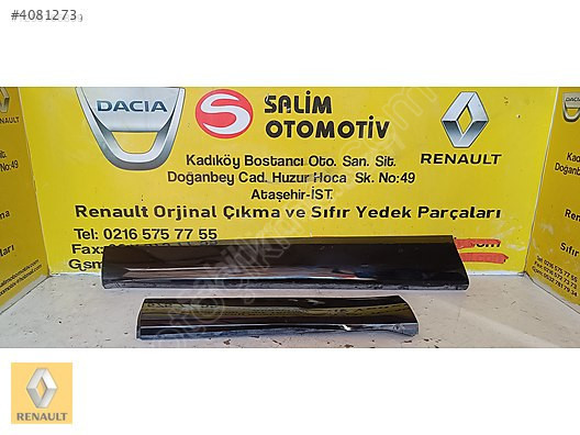 RENAULT AUSTRAL ÇIKMA ORJİNAL SOL ÖN ARKA KAPI ÇITALARI