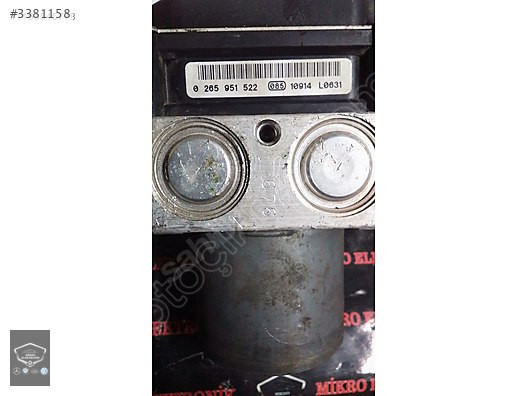 0265951522 0265251369 A0074313812 MERCEDES SPRİNTER ABS