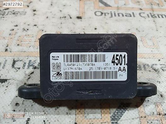 OPEL ASTRA İNSİGNİA ROTA SAPMA İVME SENSÖRÜ 13514501 AA ABS SENS
