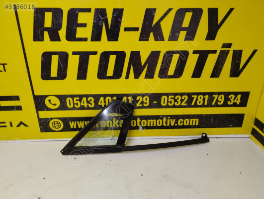 802621044R RENAULT CLİO 4 SAĞ ÖN KELEBEK CAMI ORJ ÇIKMA RENKAY