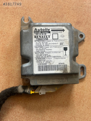 7700437476B 550548400-RENAULT MEGANE SCENIC AİRBAG BEYNİ AUTOLIV