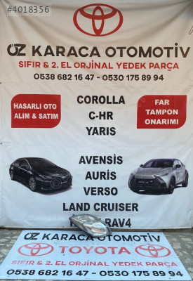 2009-2012 TOYOTA YARİS ÇIKMA ORJİNAL SAĞ ÖN FAR