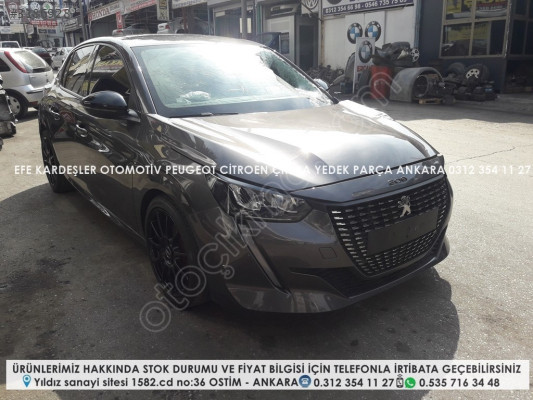 peugeot 208 çıkma yedek parça ankara (P21E kasa) 0312 354 11 27