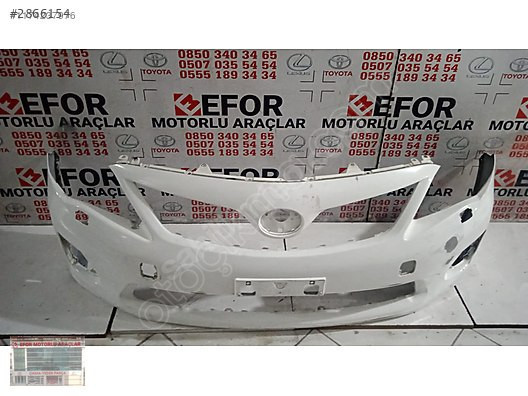 TOYOTA COROLLA ORJİNAL ÇIKMA ÖN TAMPON 10-12