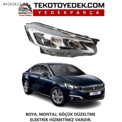 PEUGEOT 508 ÖN FAR SAĞ SOL 2014 VE ÜZERİ / KAMPANYA