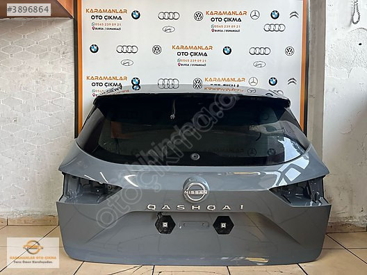 NİSSAN QASHQAİ J12 HATASIZ BAGAJ KAPAĞI ORJİNAL DOLU TESİSATLI