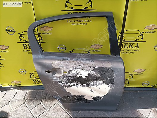 OPEL CORSA D SAĞ ARKA KAPI GRİ ÇIKMA ORJİNAL YEDEK PARÇA