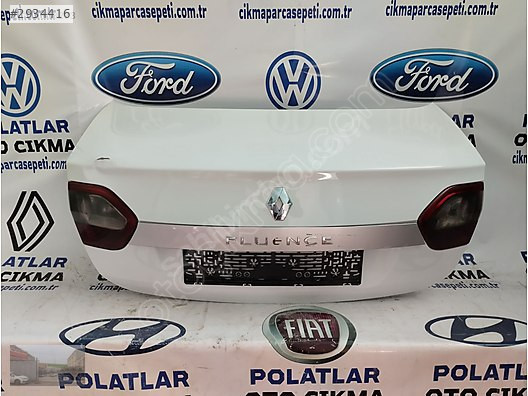 Renault Fluence bagaj kapağı orijinal boyasız beyaz fluans bagaj