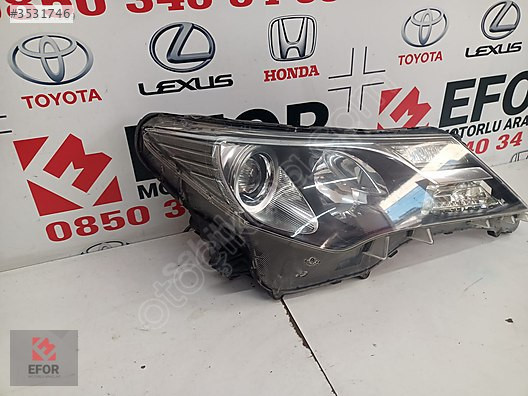 TOYOTA RAV4 SAĞ FAR ORJİNAL ÇIKMA YEDEK PARÇA 12-14