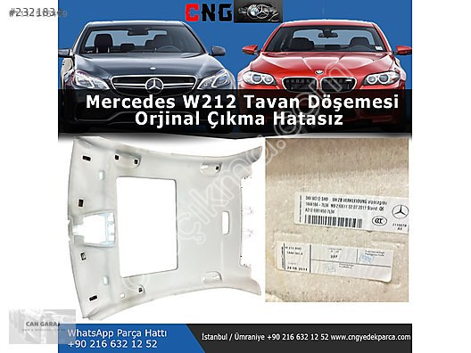 Mercedes W212 Sunrooflu tavan döşemesi Orijinal Çıkma
