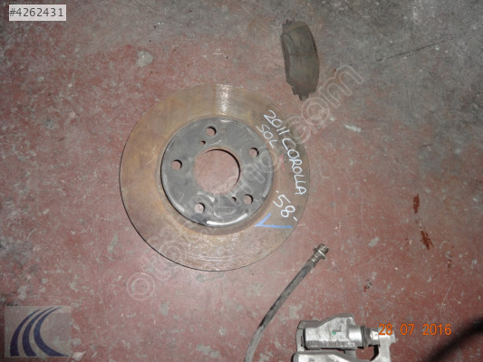 TOYOTA COROLLA 2012 ÇIKMA ÖN DİSK