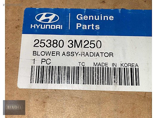 HYUNDAİ GENESİS FAN MOTORU (2009-2014) 25380-3M250