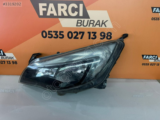 Opel Astra J Modeli Sol Ön Halojen Far - Orjinal Çıkma Parça