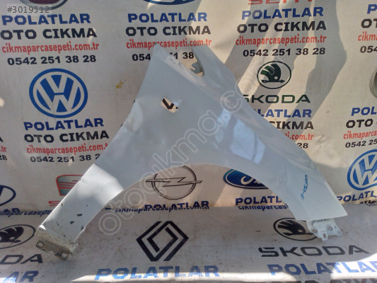 Opel Corsa E sağ ön çamurluk orijinal beyaz