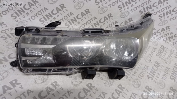 TOYOTA COROLLA 2013 2014 2015 2016 SOL ÖN FAR ÇIKMA ORJİNAL