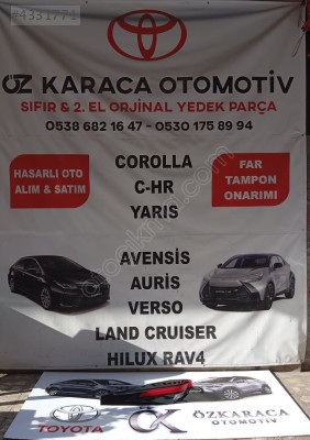 2024-2025 TOYOTA C-HR ÇIKMA ORİJİNAL SOL ARKA STOP