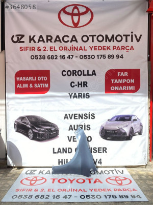 2019-2025 TOYOTA COROLLA ÇIKMA ORJİNAL SOL ÖN ÇAMURLUK