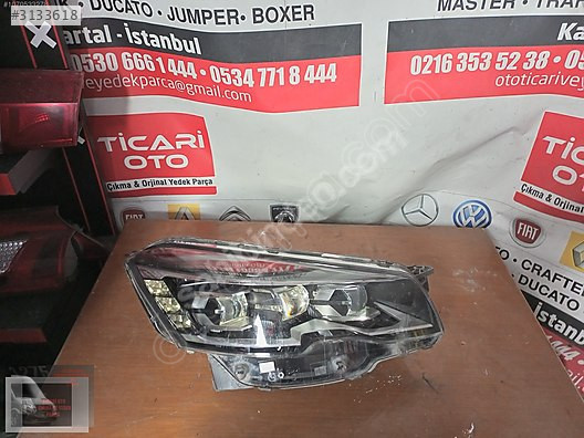 PEUGEOT 508 LEDLİ ORJİNAL SAG FAR ÇIKMA