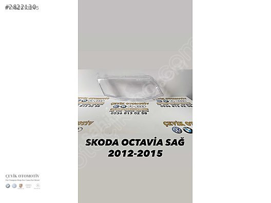 SKODA OCTAVİA 2012-2015 SAĞ SOL FAR CAMI
