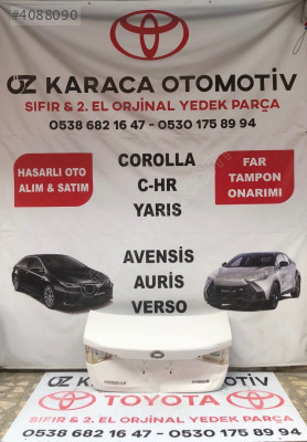 2019-2025 TOYOTA COROLLA ÇIKMA ORJİNAL BAGAJ KAPAĞI