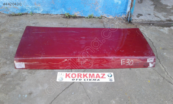 BMW 316 318 320 323 325 E30 BAGAJ KAPAĞI