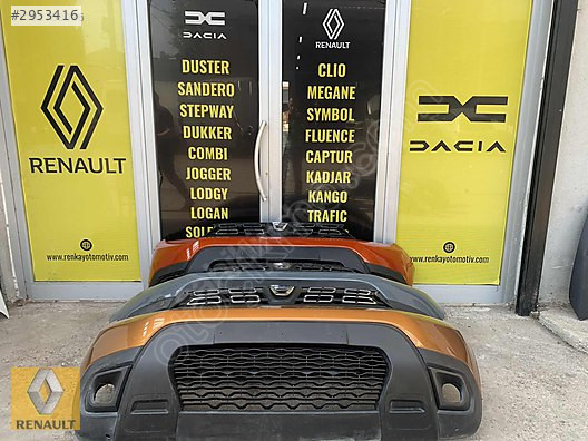 DACİA DUSTER ÖN TAMPON 2017-23 TURUNCU ORJ ÇIKMA PARÇA RENKAY