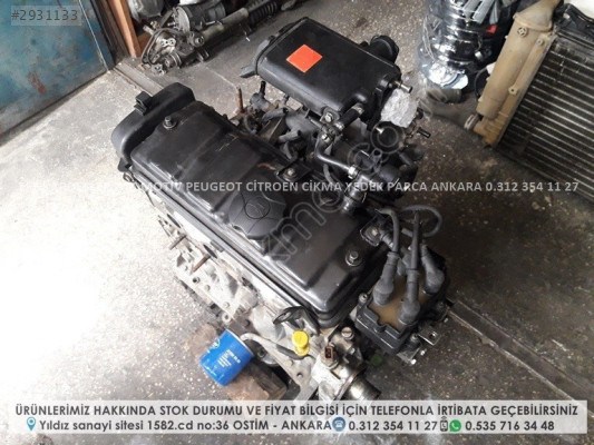 peugeot 106 1.4 benzinli çıkma motor