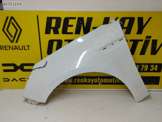 RENAULT MEGANE 4 SOL ÖN ÇAMURLUK BEYAZ ORJ ÇIKMA RENKAY KOCAELİ