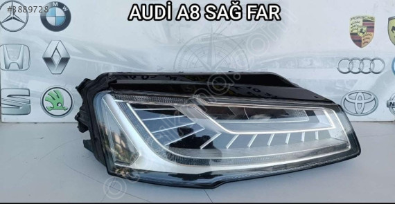 AUDİ A8 ORJİNAL ÇIKMA SAĞ FAR