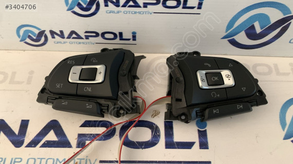 7E0959442 VW TRANSPORTER DİREKSİYON TUŞ TAKIMI 2016/2019