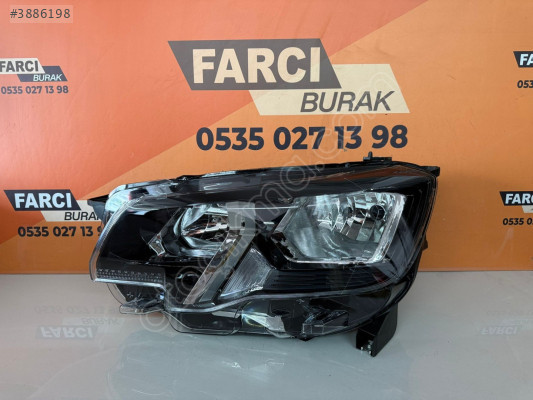 PARTNERRİFTER K9 MOTORLU SOL FAR SIFIR İTHAL 19- 9816826980
