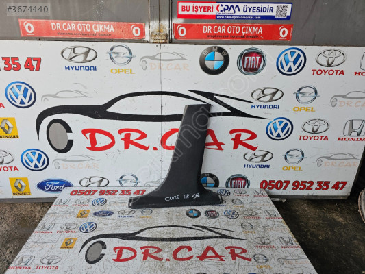 CHEVROLET CRUZE SAĞ ORTA DİREK İÇ KAPLAMASI ORJİNAL 95954651