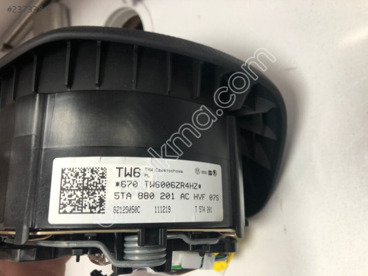 5TA880201AC VW CADDY POLO TİGUAN DİREKSİYON AİRBAG SIFIR ORJ