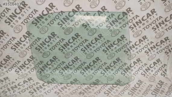 TOYOTA COROLLA 1993 1998 SAĞ ARKA KAPI CAMI ÇIKMA ORJİNAL