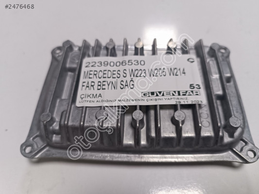 MERCEDES S W223 W206 W214 FAR BEYNİ SAĞ 2239006530 Ç