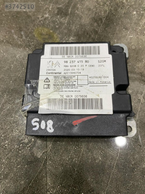 9823741580 PEUGEOT 508 AİRBAG BEYNİ ORJINAL HATASIZ ÇIKMA