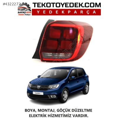 SANDERO ARKA LEDLİ STOP SAĞ SOL 2016 VE ÜZERİ / KAMPANYA